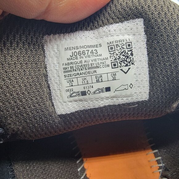 Merrell Moab Flight Incense Mens 12 Tan Outdoor Trail Hiking Shoes J066743 - Picture 7 of 13